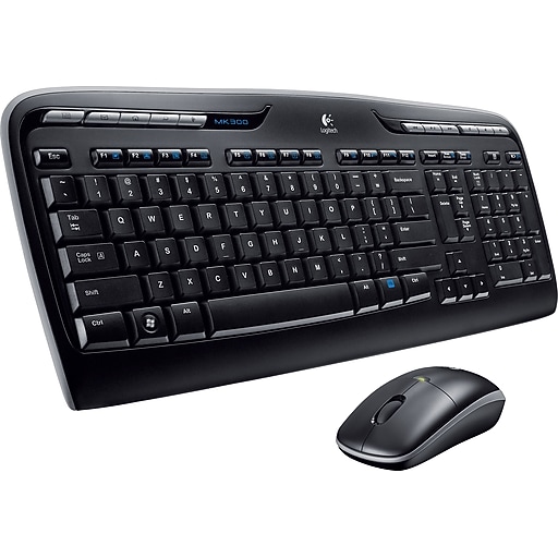 Logitech MK320 FullSize Wireless Multimedia Keyboard and Optical Mouse