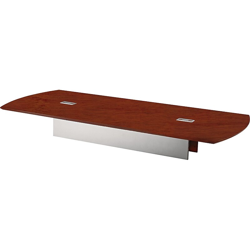 Safco Napoli Executive Series 8' Conference Room Table Top, Sierra Cherry (NCT96CRY) image 1