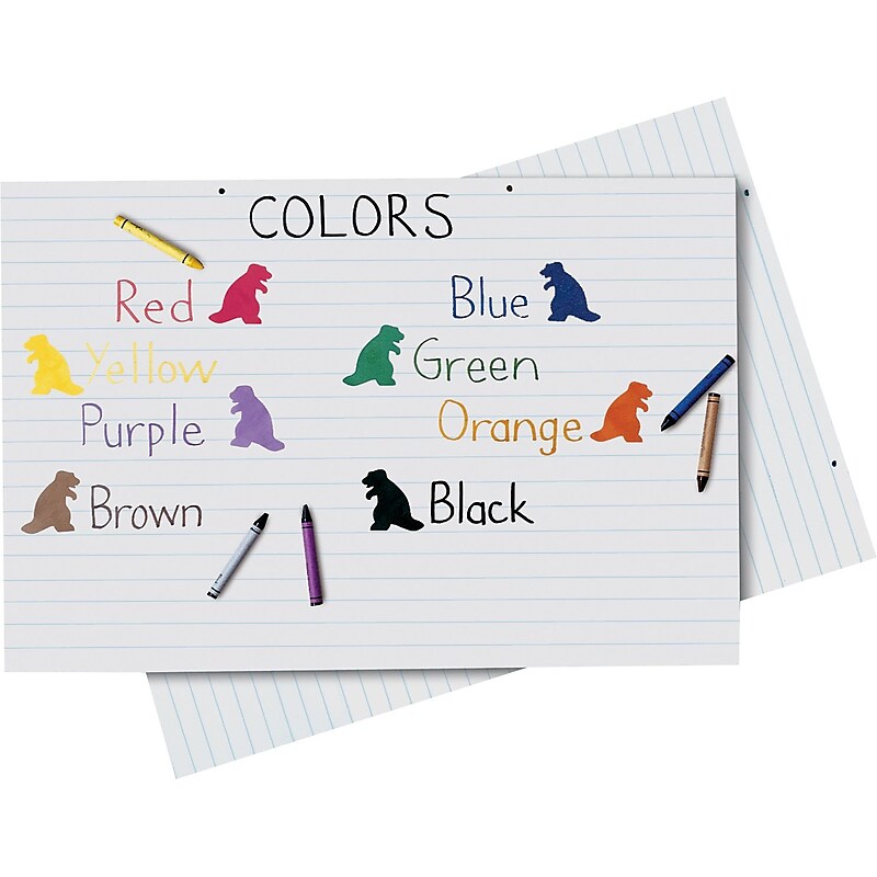 Pacon Primary Chart Pads, Short Way, 36"H x 24"W (3052) image 1