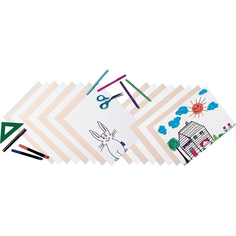 Pacon® Tagboard, 9x12", Manila image 1