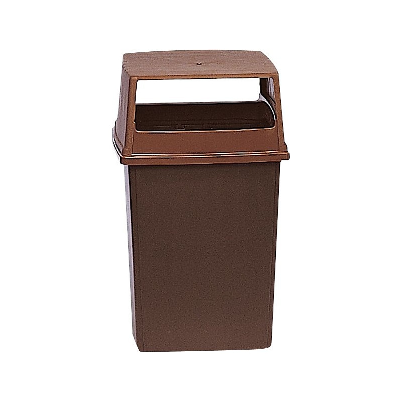 Rubbermaid Glutton Container Base, Brown, 56 Gal. (FG256B00BRN) image 1