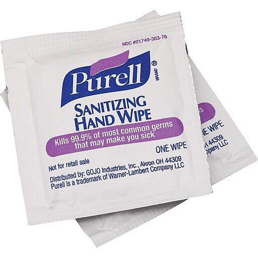 Shop Staples for Purell® Sanitizing Hand Wipes, Individually Wrapped
