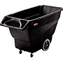 Rubbermaid® Commercial Structural Foam Tilt Truck, 152 Gallon/600 lb Capacity, Black (FG101100BLA)~#|#~s0330576_sc7