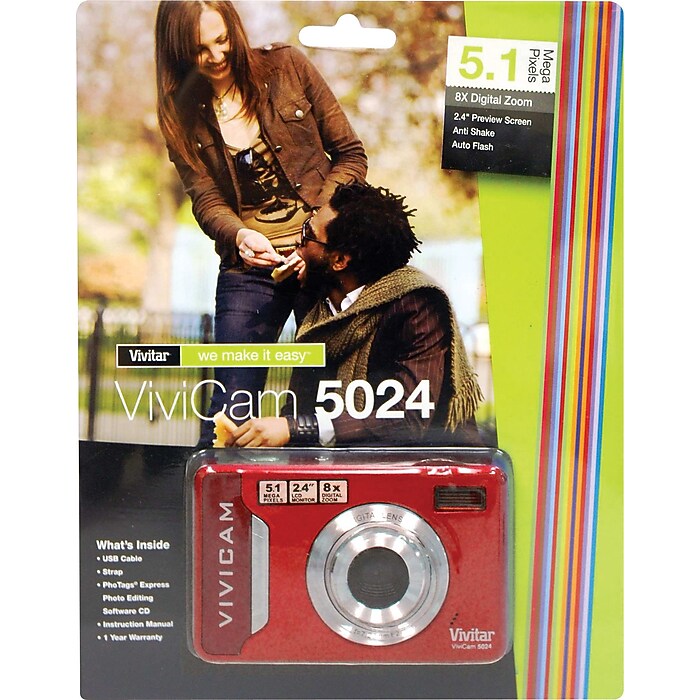 Vivitar ViviCam 5024 Digital Camera | Staples