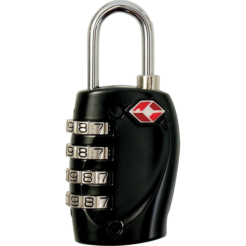 Baumgarten's 4-Digit Combination Lock, Black (62974) image 1
