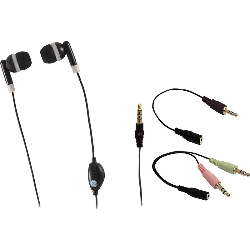 Power Gear Universal In-Ear Stereo Earset, Black (98973) image 1