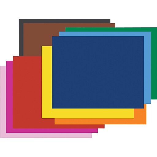 Pacon® 4Ply Colored Poster Board, 25/Pack Staples
