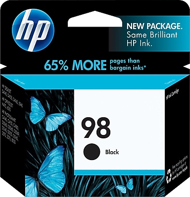 HP 98 Black Standard Yield Ink Cartridge, Prints Up to 420 Pages (C9364WN#140) Sansujyuku sansujyuku.com