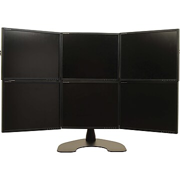 Ergotech Monitor Stand, Up to 24", Black (100-D28-B33)