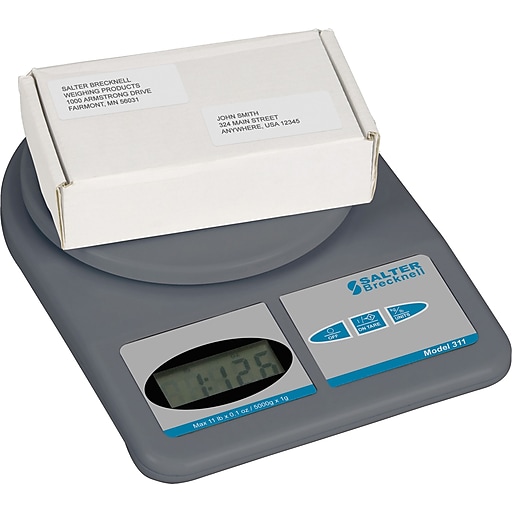 Model 311 -- 11 lb. Postal/Shipping Scale, Round Platform, 6 dia -  Reliable Paper