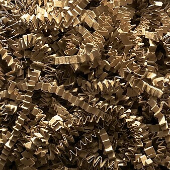 Spring-Fill Crinkle Cut Kraft Shred, 10 lbs., Brown (C10KR)