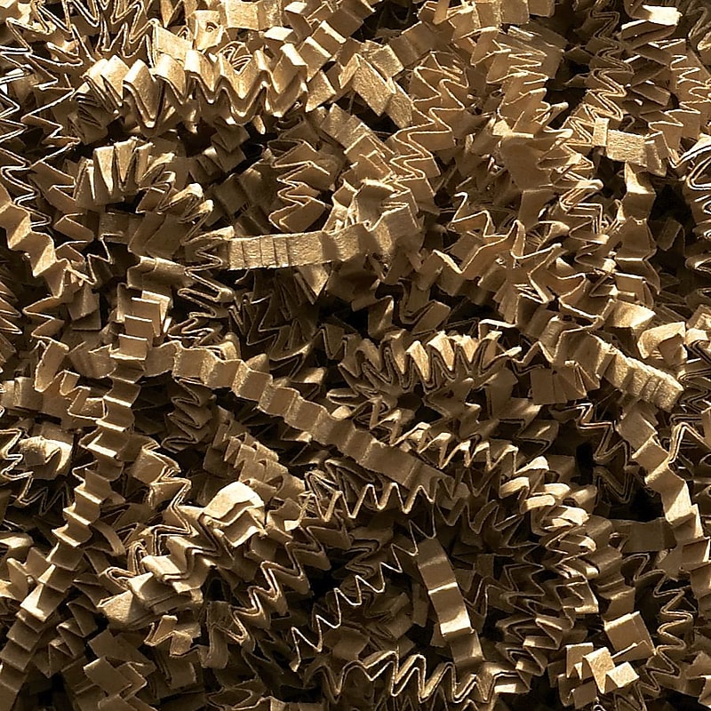Spring-Fill Crinkle Paper, Brown (C10KR) image 1