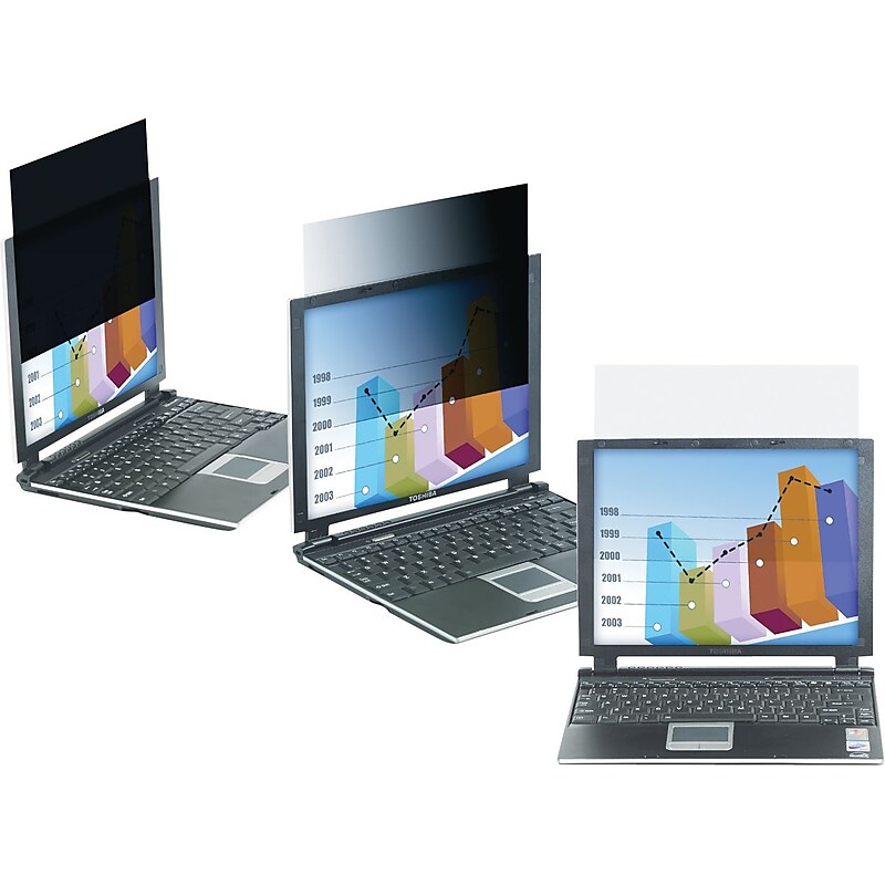 3M ROPF14.1W Widescreen Notebook Privacy Computer Filter image 1