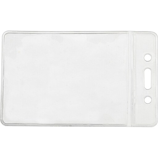 Staples 37868CC ID Badge Holders, Vertical, 50/Pack Staples