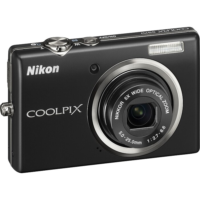 Nikon Coolpix S570 Digital Camera, Black | Staples