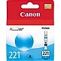 Canon 221 Cyan Standard Yield Ink Cartridge  (2947B001)~#|#~s0341885_sc7