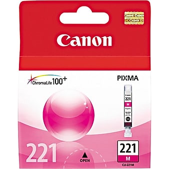 Canon CLI-221 Magenta Standard Yield Ink Cartridge (2948B001)