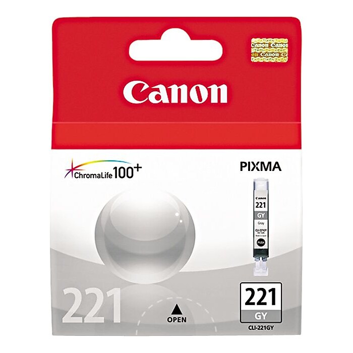 Canon - sisipucca ページ Canon 221 Gray Standard Yield Ink Cartridge (2950B001) | Staples