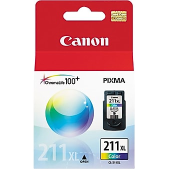 Canon CL-211XL Tri-Color High Yield Ink Cartridge (2975B001)