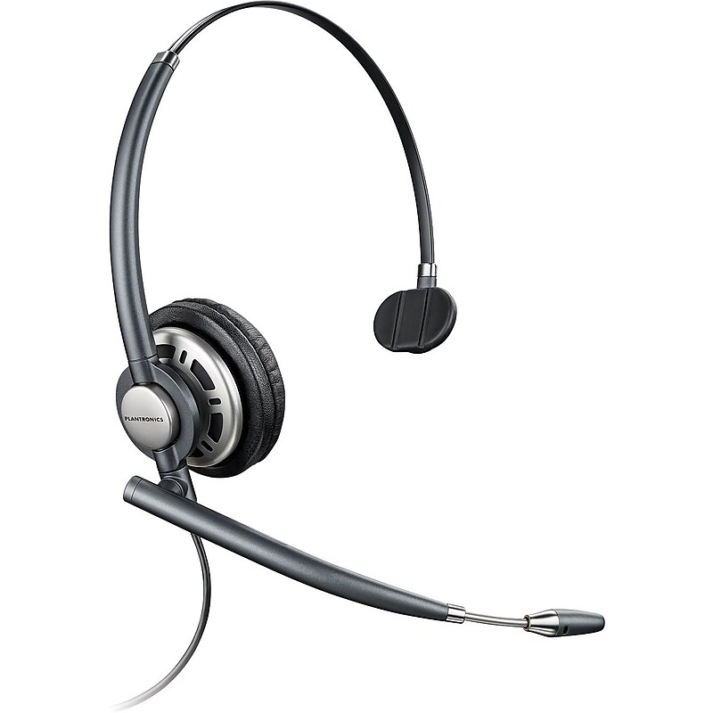 Poly EncorePro 700 USB-A Noise Canceling Mono Phone & Computer Headset, Black (805H7AA#ABA) image 1