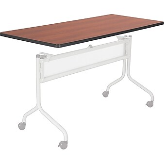 Impromptu® Mobile Training Table, Rectangle Top - 60 x 24" Cherry