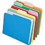 Pendaflex Recycled File Folder, 1/3-Cut Tab, Assorted, Letter Size, Multicolor, 50/Box (54460EE)~#|#~s0343129_sc7