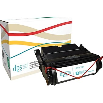 Guy Brown Remanufactured Black High Yield Toner Cartridge Replacement for Lexmark 12A6835