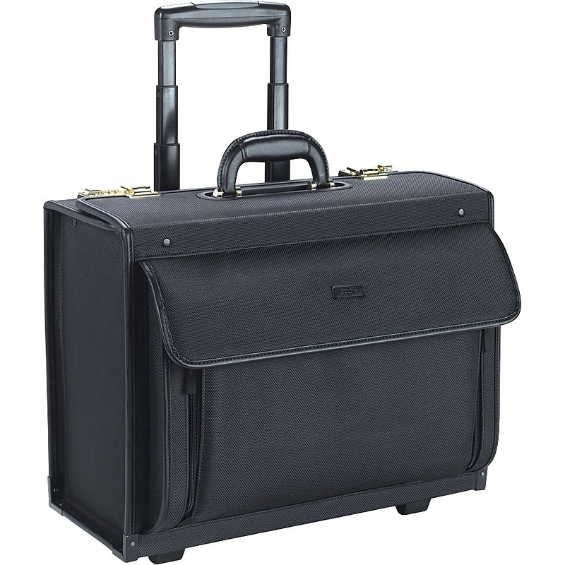 Solo New York Rolling Catalog 15.4" Laptop Case, Combo Lock, Black, (PV78-4) image 1