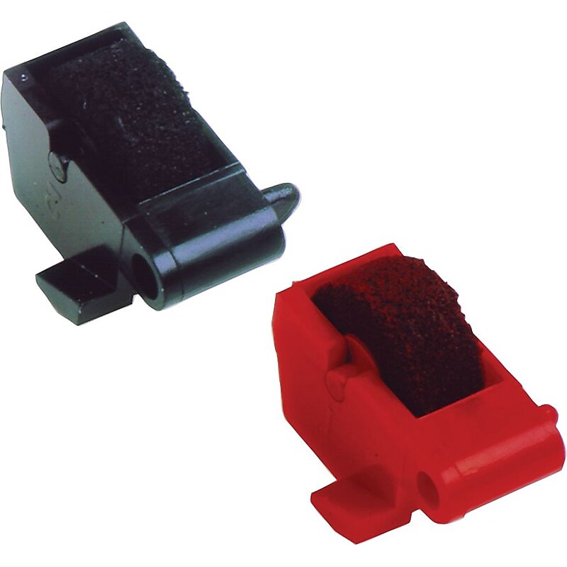 Data Products® R14772 Ink Roller for Canon® and Sharp®, Black and Red image 1