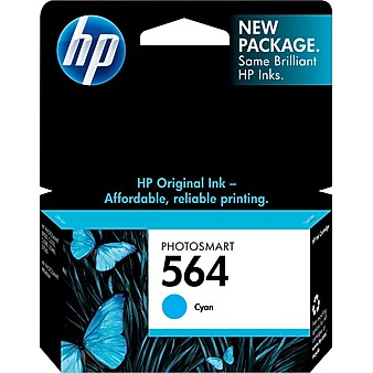 HP 564 Cyan Standard Yield Ink Cartridge (CB318WN#140)
