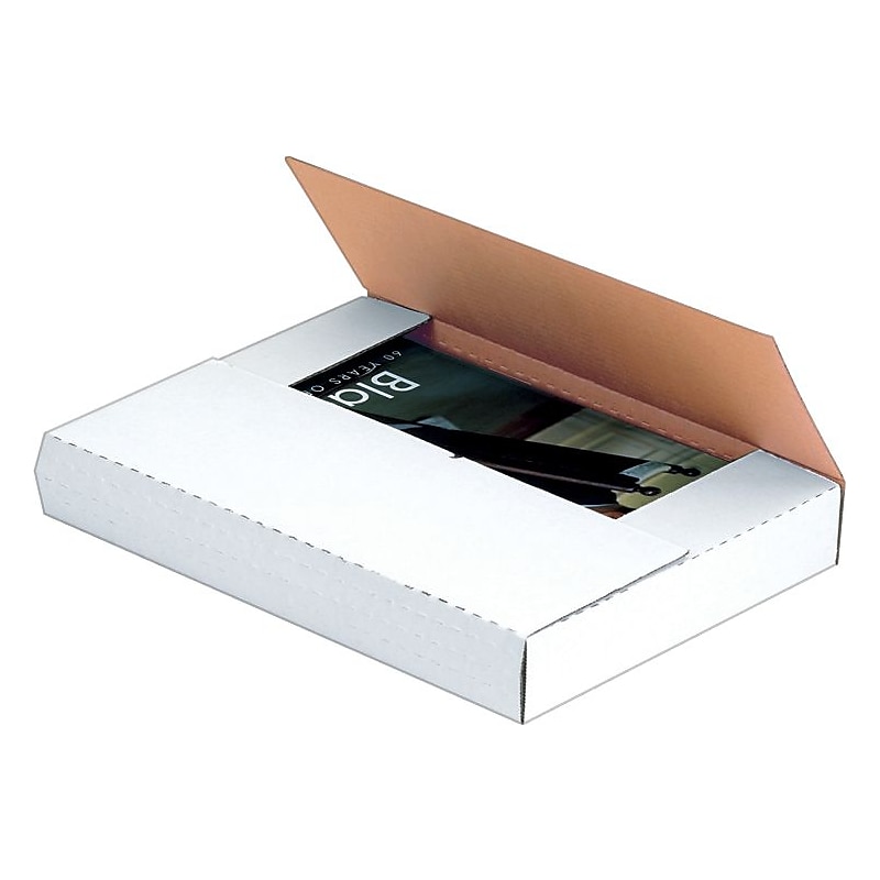 9" x 6" x 1" Easy-Fold Mailers, 50/Bundle (M961) image 1