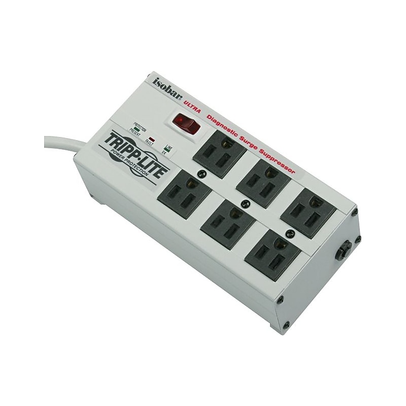 Tripp Lite Isobar Surge Suppressor, 6-Outlets, 2,350 joules image 1