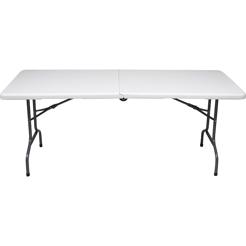 GSC 5’ Fold-n-Roll Table With Wheels image 1