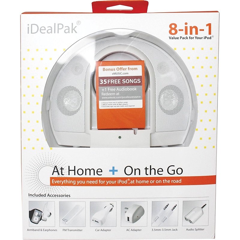 iDealPak 8-in-1 Value Pack for Your iPod, White image 1