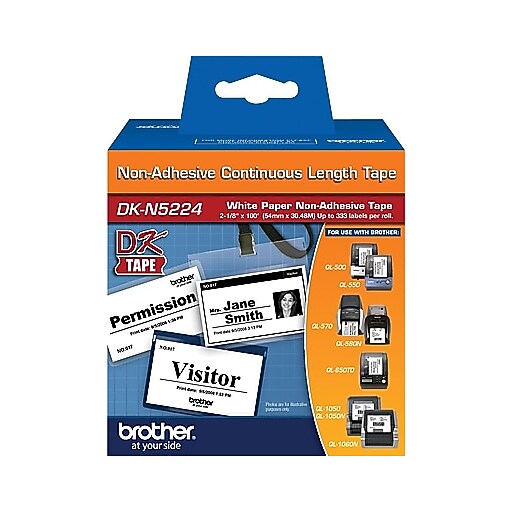 Brother DK-N5224 Non-Adhesive Wide Width Continuous Paper Labels