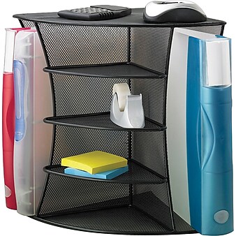 Safco® Onyx Mesh Corner Organizer (SAF3261BL)