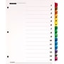 Cardinal OneStep Letter Numeric Divider, 15-Tab, White, 24/Set (CRD 61518)~#|#~s0353252_sc7