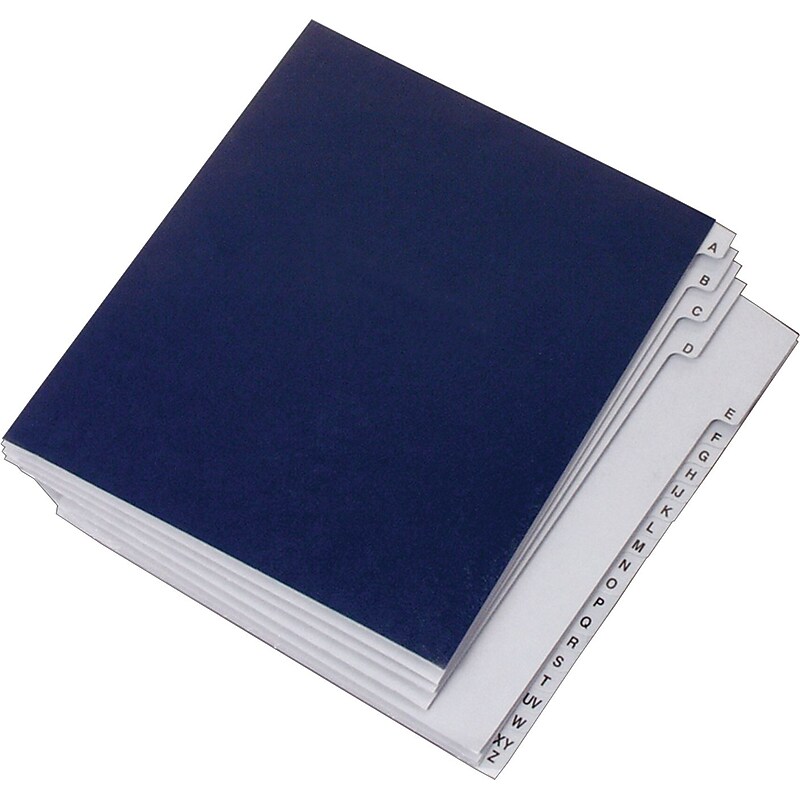 Globe-Weis® Everyday™ File Fast Sorters, A-Z, Alphabetical, Blue/Gray, 11 3/4"H x 10"W image 1