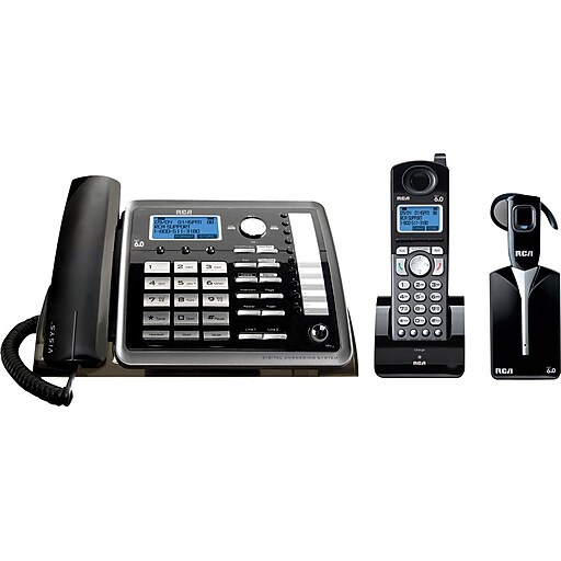 RCA 2Line Corded/Cordless Phone System with Answering Machine at Staples