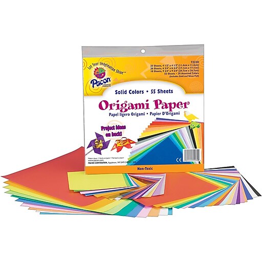 Shop Staples for Pacon Origami Paper, Assorted Colors, Assorted Sizes