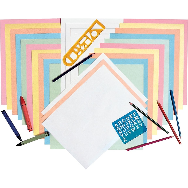 Pacon Newsprint, White, Blank Ruled, 12" x 9", 500 Sheets/Pk image 1