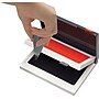 Cosco Two-Color Felt Stamp Pads, Red/Black Ink (090468)~#|#~s0355933_sc7