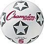 Champion Sports Soccer Ball, White/Black (SRB4) ~#|#~s0356270_sc7