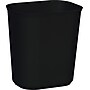 Rubbermaid Fire-Resistant Wastebasket, 3 1/2 Gallon, Black, 12 1/4"H x 11 1/8"W x 8 1/4"D~#|#~s0358019_sc7