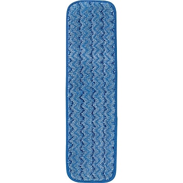 Rubbermaid HYGEN™ Microfiber Damp Mop Pad, Blue, 18" (FGQ41000BL00)