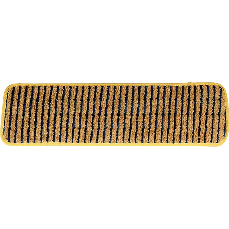 Rubbermaid Hygen 18" Microfiber Super Scubber Wet Pad, Yellow, 6/Count (FGQ81000YL00) image 1