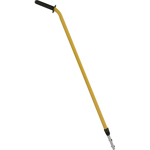 Rubbermaid Hygen Aluminum Dust Mop Handle, Yellow (FGQ760000000) Staples