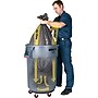 Rubbermaid Plastic Trash Can, 44 Gallon, Gray (FG264360GRAY)~#|#~s0358164_sc7