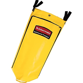 Rubbermaid Commercial Cart Replacement Bag, 34 Gallon, Yellow (1966881)