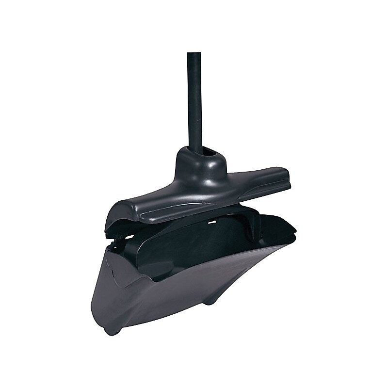 Rubbermaid Lobby Pro® Upright Dustpan with Cover, Black, 11 1/4"W image 1